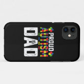 Trots Autisme Papa Bewustzijn Autistische Familie Case-Mate iPhone Case (Achterkant (horizontaal))