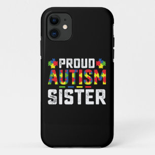Trots Autisme Zuster Bewustzijn Autistische Famili Case-Mate iPhone Case