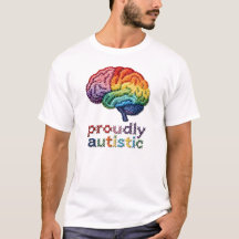 Trots Autistisch Geborduurde Regenboog Brain Desig