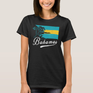 Trots Bahamas Bahamanen vlag cadeau idee Nassau T-shirt