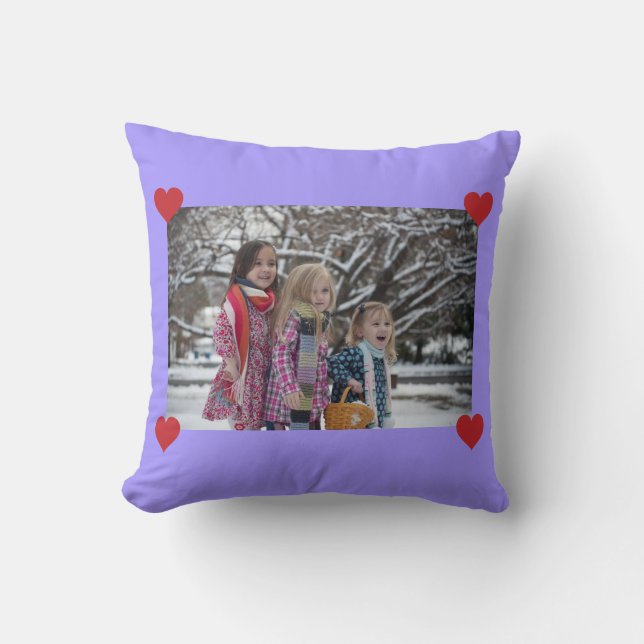 Trots Bonus Moeder Stepmom Foto Moederdag Bday Kussen (Voorkant)