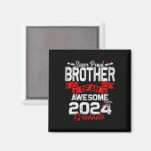 Trots broertje van een 2024 Afstuderen 24 Afstuder Magneet (Voorkant / Achterkant)