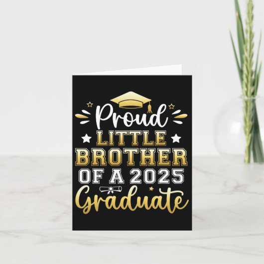 Trots broertje van een Afstuderen senior GRA 2025 Kaart (Voorkant)