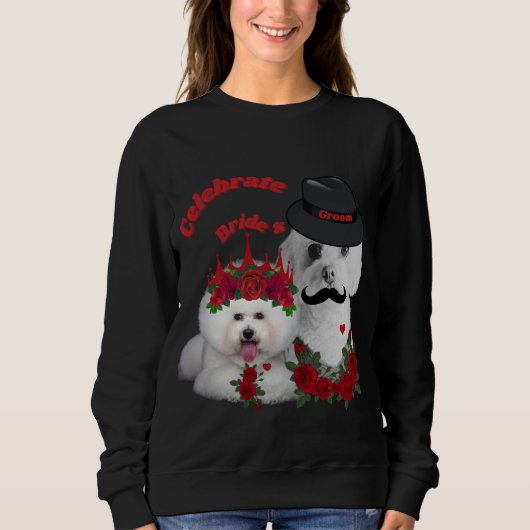 Trots Bruid & Bruidegom SweatShirt (Voorkant)