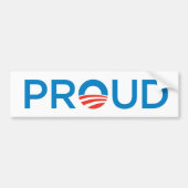 trots bumpersticker (Voorkant)