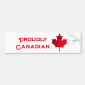 Trots Canada bumpersticker (Voorkant)