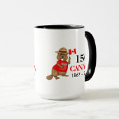 Trots Canadian Beaver 150 Jubileum Mok (Voorkant rechts)