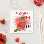 Trots Canadian Beaver 150 Jubileum Servetten (Insitu)