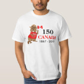 Trots Canadian Beaver 150 Jubileum T-shirt (Voorkant)
