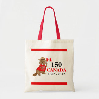 Trots Canadian Beaver 150 Jubileum Tote Bag