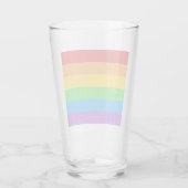 Trots Cheers: Regenboogvlag Glas (Achterkant)