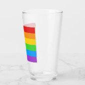 Trots Cheers: Regenboogvlag Glas (Links)