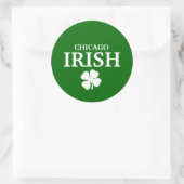 Trots CHICAGO IERS! st Patrick's day Ronde Sticker (Tas)