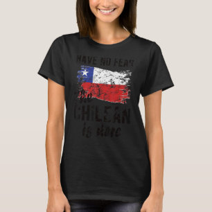 Trots Chileens is hier Chili vlag Chileense wortel T-shirt