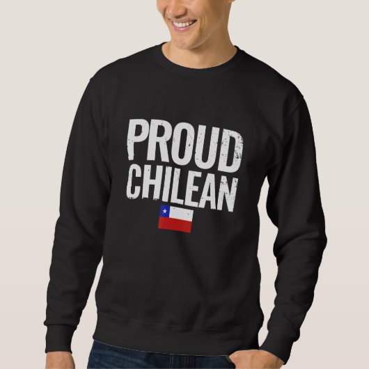 Trots Chileense Chile-vlag Trui (Voorkant)
