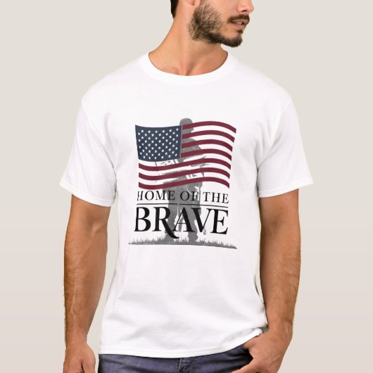 Trots Dapper: Amerikaans vlaggetje T-shirt (Voorkant)