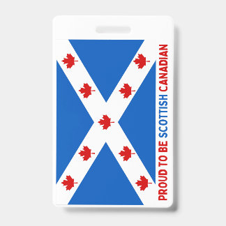 TROTS DAT IK SCHOTSE CANADEES BEN! BADGE