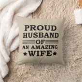 trots echtgenoot van een geweldige vrouw kussen (Deken)