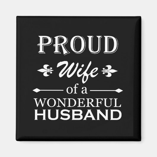 trots echtgenote van een geweldige echtgenoot magneet (Voorkant)