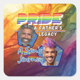 Trots - Een erfenis van een vader, de reis van een Vierkante Sticker