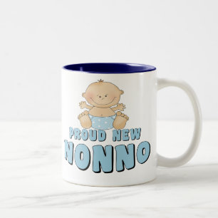 TROTS EEN NIEUWE Nonno-jongen Tweekleurige Koffiemok