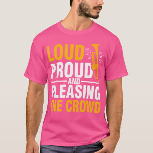 Trots en blij voor de trompet t-shirt