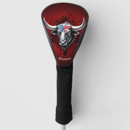 Trots en kracht, een Amerikaanse stier Golfheadcover
