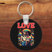 Trots en liefde Sticker Sleutelhanger (Voorkant)