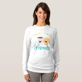 Trots en solidariteit Onafhankelijkheidsdag 4 juli T-shirt (Voorkant volledig)