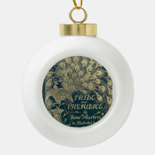 Trots en vooroordeel keramische bal ornament