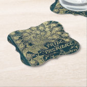 Trots en vooroordeel kussen kartonnen onderzetters (Gekanteld)