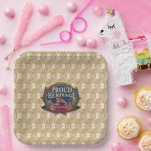 Trots erfgoed leeft op papier Bord (Feest)