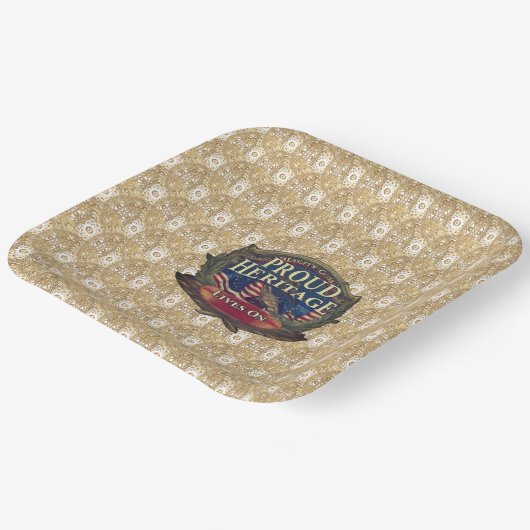 Trots erfgoed leeft op papier Bord (Gebogen)