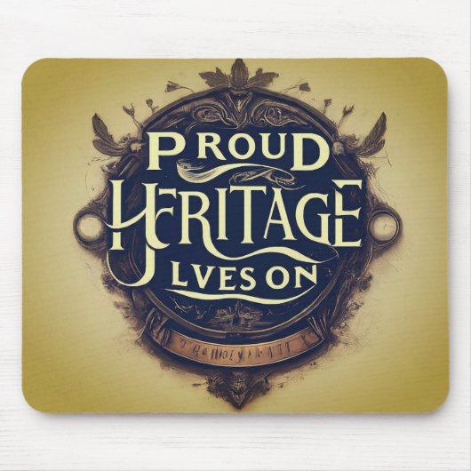 Trots erfgoed leeft voort muismat (Voorkant)