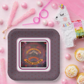 Trots erfgoed leeft voort papieren bordje (Feest)