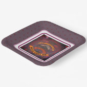 Trots erfgoed leeft voort papieren bordje (Gebogen)