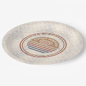 Trots erfgoed leeft voort papieren bordje (Gekanteld)