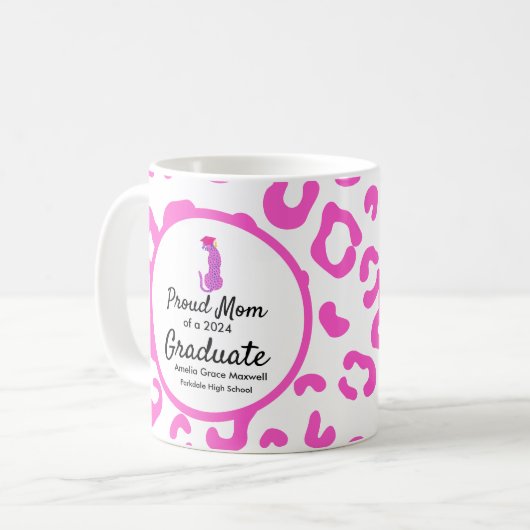 Trots [familielid] Afstuderen Mok (Voorkant links)