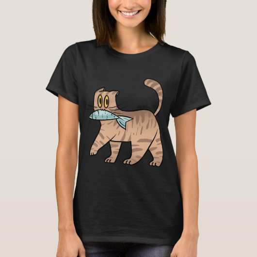 Trots Fangst of Meerval? T-shirt (Voorkant)