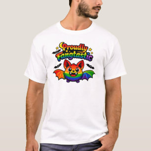 🦇🌈 Trots Fangtastische Vleermuis T-shirt