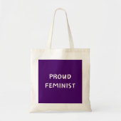 Trots Feminist - canvas tas (Voorkant)