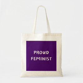 Trots Feminist - canvas tas