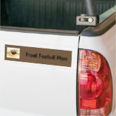 Trots Football Moeder Bumpersticker (Op Truck)