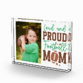 Trots Football Moeder Familie Fotoblokken (Rechts)