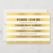 Trots geborsteld Afstuderen Aankondiging - Gold (Achterkant)