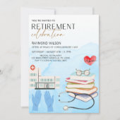 Trots gepensioneerde arts-medische pensioenpartij kaart (Voorkant)