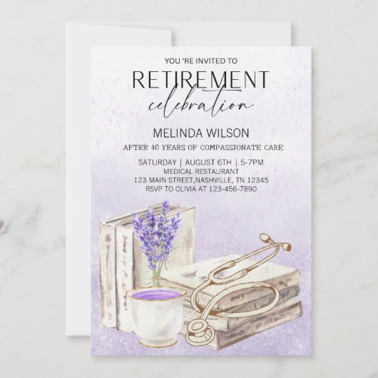 Trots gepensioneerde arts-medische pensioenpartij kaart (Voorkant)