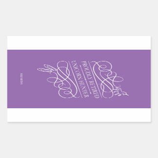 Trots Gepensioneerde Eenhoorn Hunter Sticker