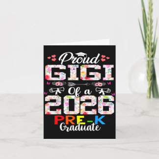 Trots gigi van 2026 pre-k afgestudeerde moeders da kaart