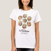 Trots GRANDMA Custom 7 Fotocollage Afstuderen T-shirt (Voorkant)
